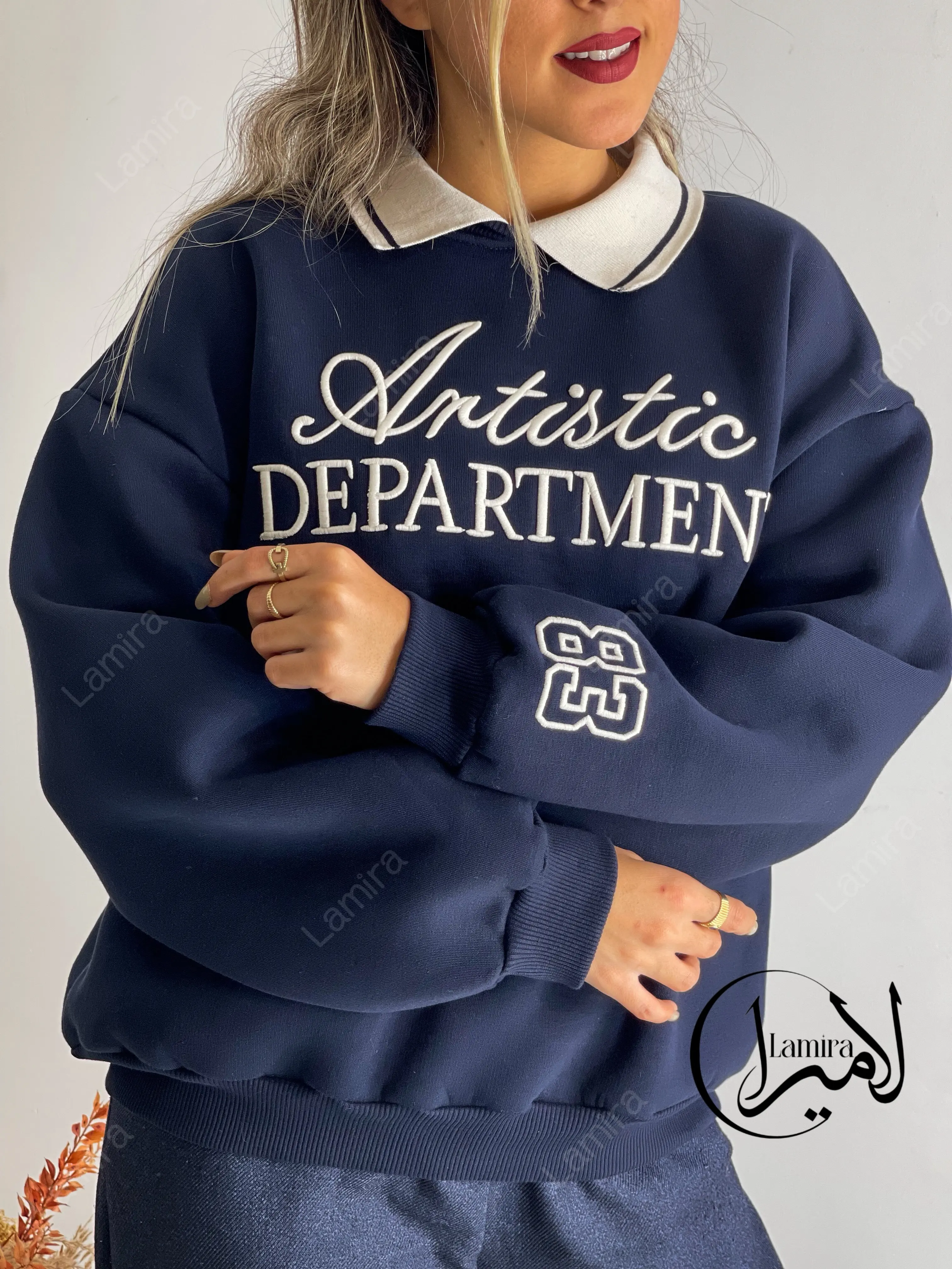 دورس اسپرت تو کرک گلدوزی یقه دار Department